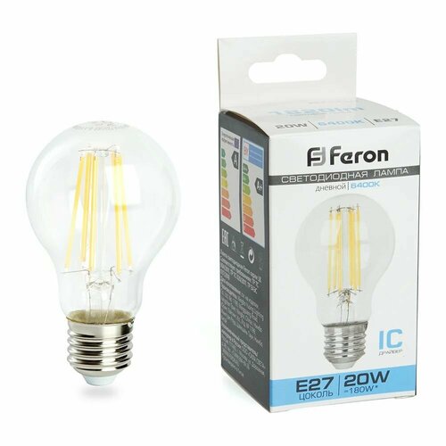 Cветодиодная лампа FERON LB-620 E27 20W 6400K, 48285