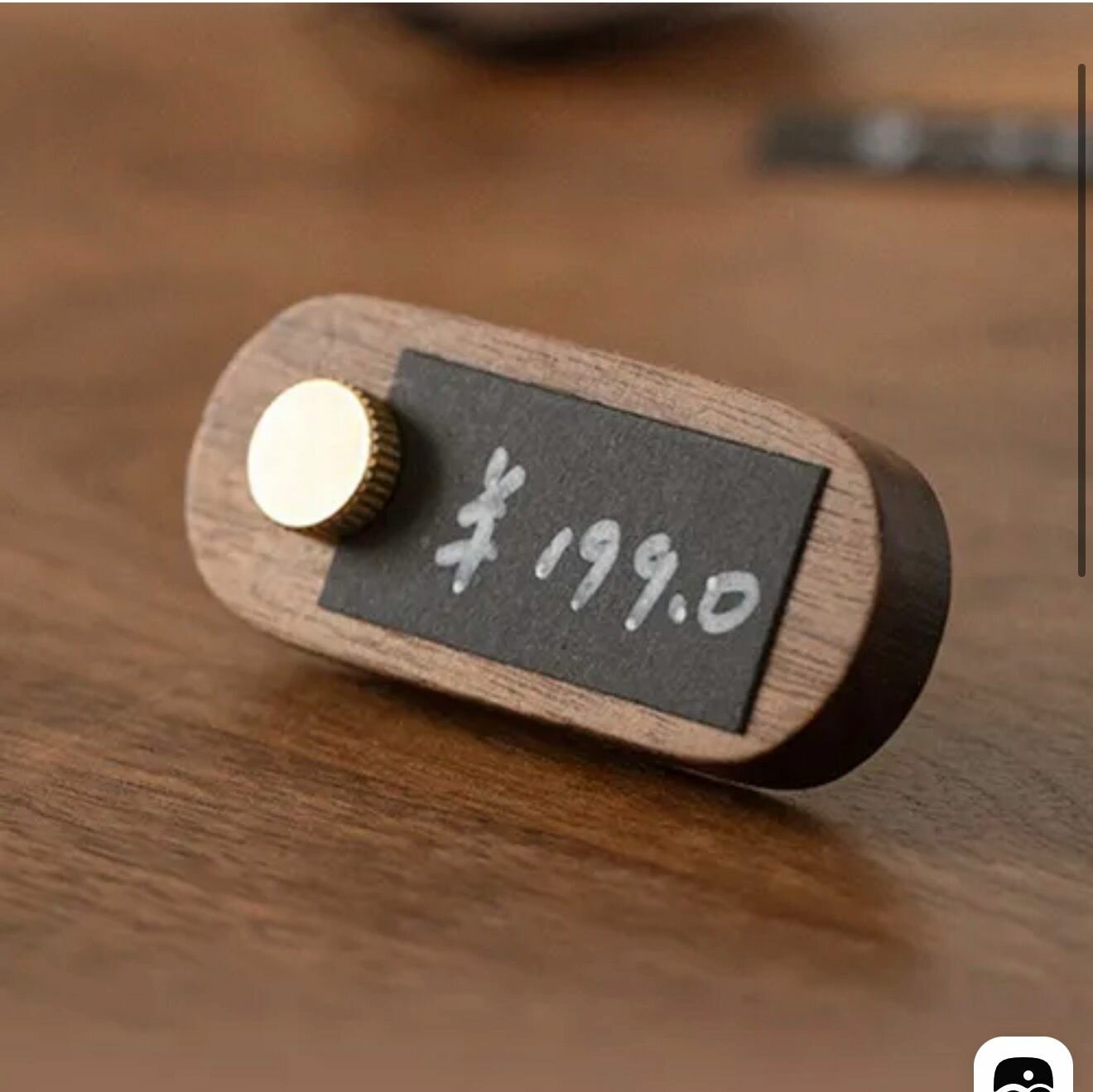 Держатель ценника Dad's Material "Золотой", 9 шт./уп, овальный