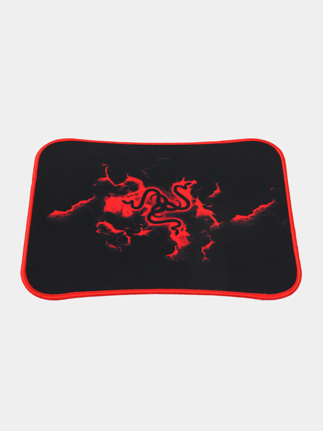 Коврик для компьютерной мышки, прошитый край, 30 * 25 - Красный