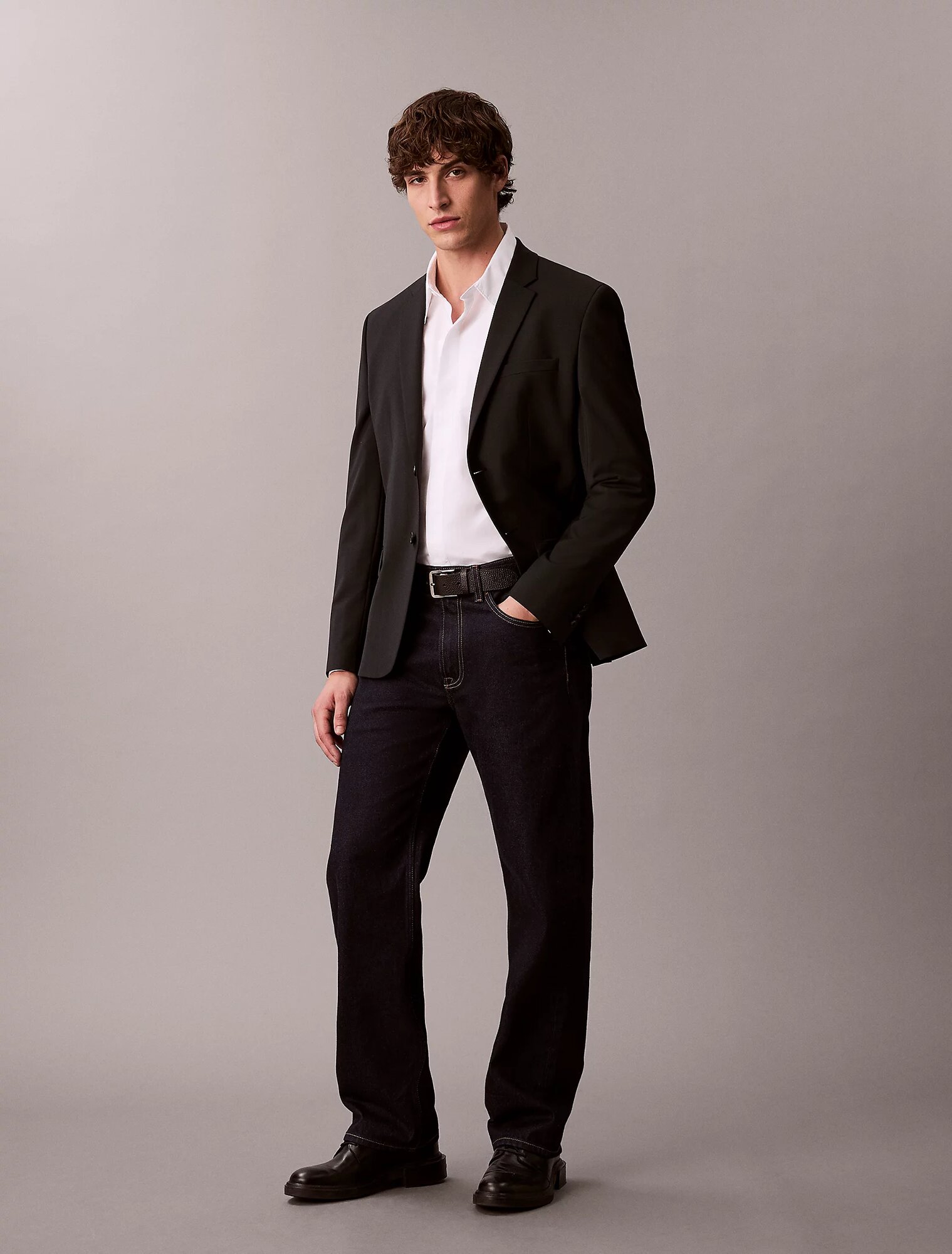 Рубашка CALVIN KLEIN, размер S, белый — фото 1