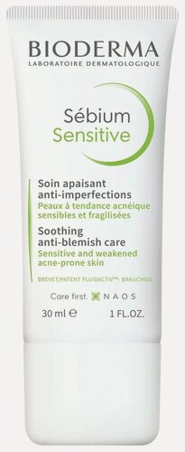 Изображение товара Крем Bioderma Sebium Sensitive 30мл, для комбинированной кожи