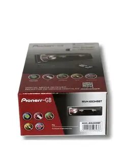 Автомагнитола Pioneer.GB MVH-693HBT, 1 DIN, Bluetooth, USB, AUX — фото 1
