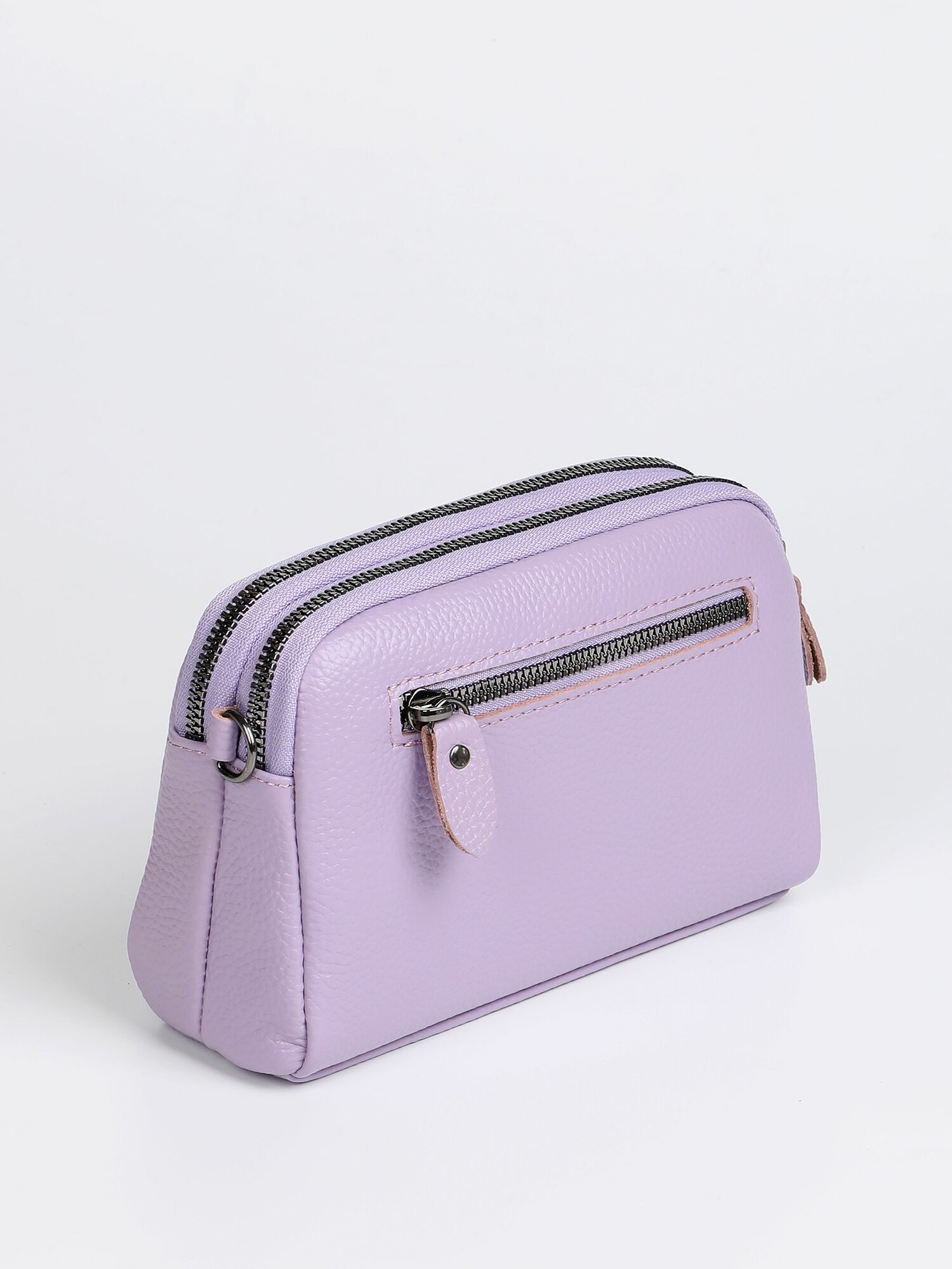 Сумка кросс-боди TERVOLINA, фактура зернистая, фиолетовый — фото 1