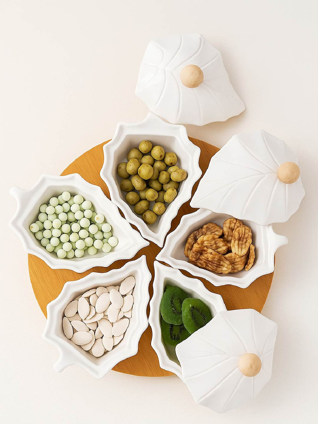 Менажница для сухофруктов, орехов и сладостей