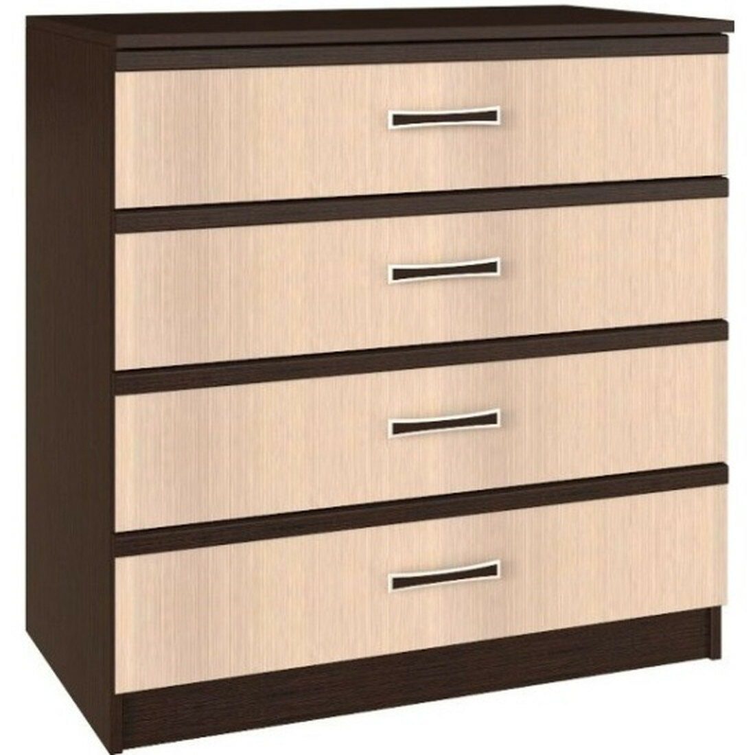Комод BTS Мебель "Сакура", с ящиками, цвет венге/лоредо