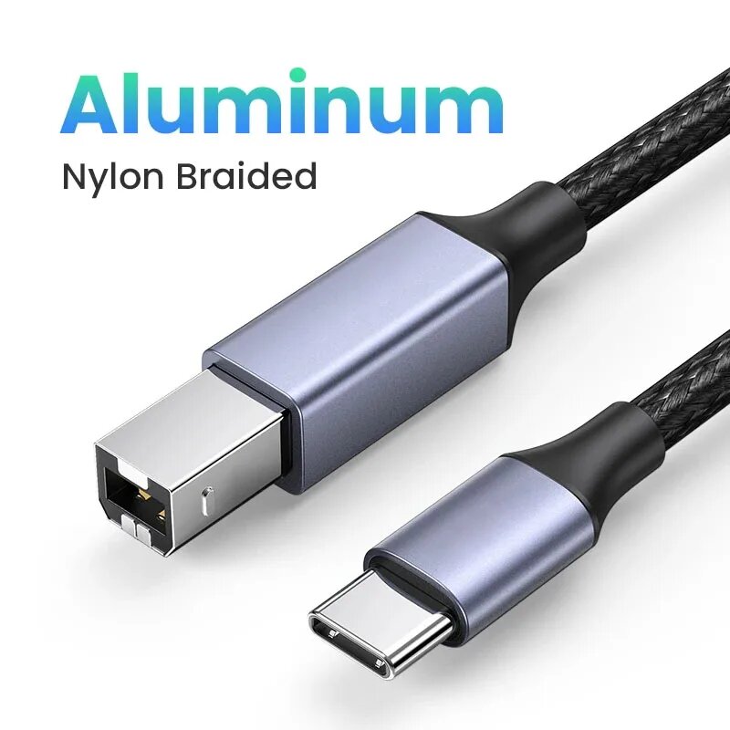 USB C к USB B 2.0 кабель для принтера