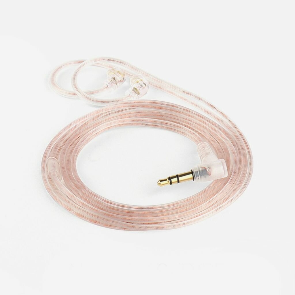 QKZ A3 двойной серебряный провод HIFI 0.75mm заменяемый кабель для наушников - стандартная версия