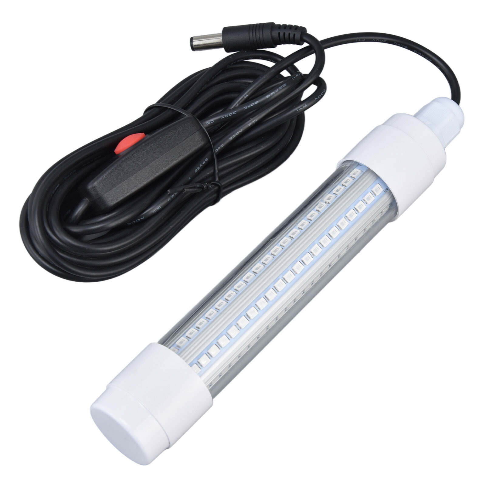 Подводный светильник для рыбалки с 126 LED и водоотталкивающей защитой IP68 1000 лм 13 Вт теплый свет питание AC12-36V