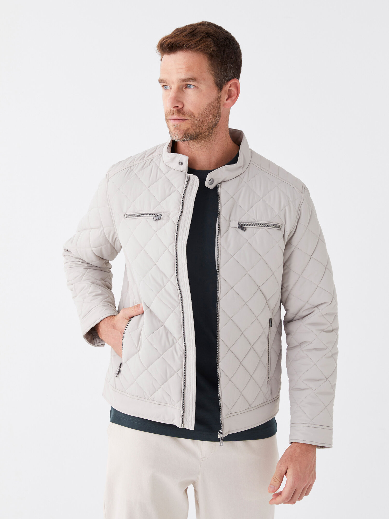 Пуховик LC Waikiki, размер L, light grey