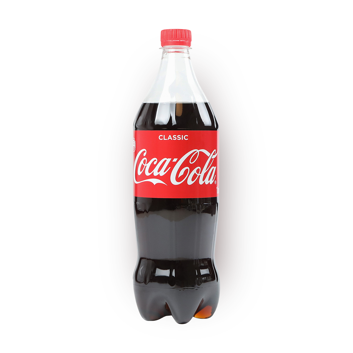 Напиток Coca-Cola Classic, газированный, 1 л, пластиковая бутылка — фото 1