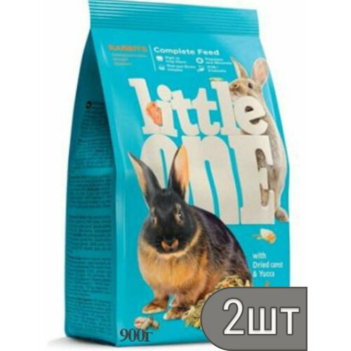Little One Набор 2 шт Корм для кроликов, 900г 1.8 кг