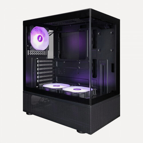 Изображение товара Корпус 1STPLAYER MIKU Mi7-A ARGB, черный (Mi7-A-BK-2FC7R-1FC7)