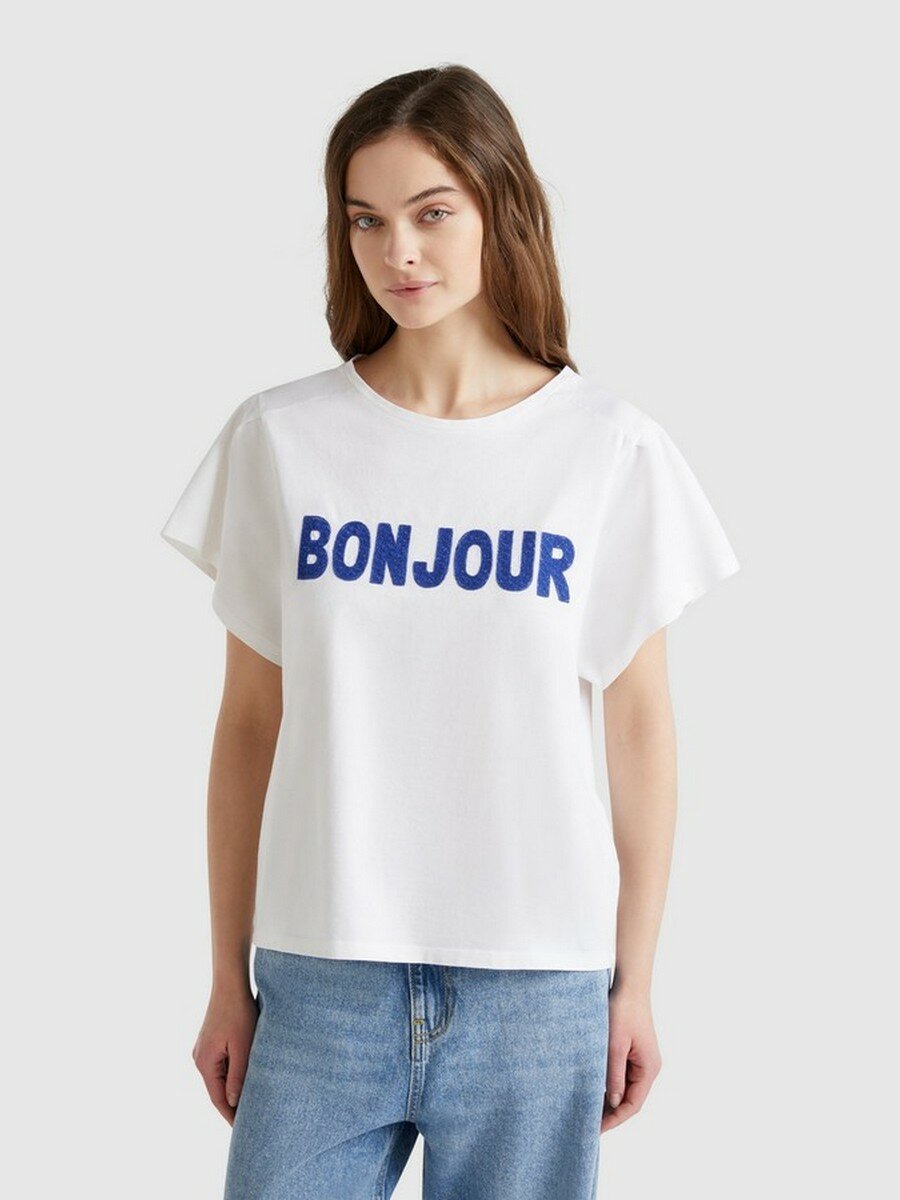 Футболка UNITED COLORS OF BENETTON, размер XL, белый