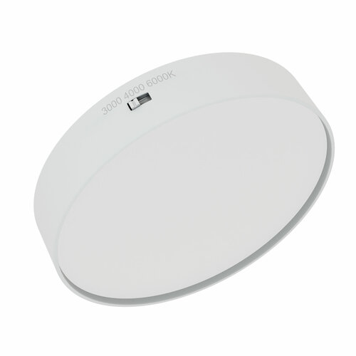 Накладной потолочный светодиодный светильник серии RONDO 15W 3000К/4000K/6000К белый | Ø143x30mm