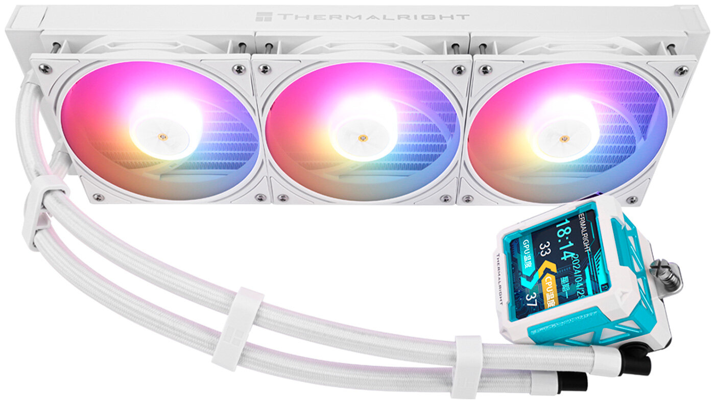 СЖО для процессоров Thermalright Frozen Warframe Pro 360 White ARGB (F-WFRAME-360-PRO-WH-ARGB) — фото 1