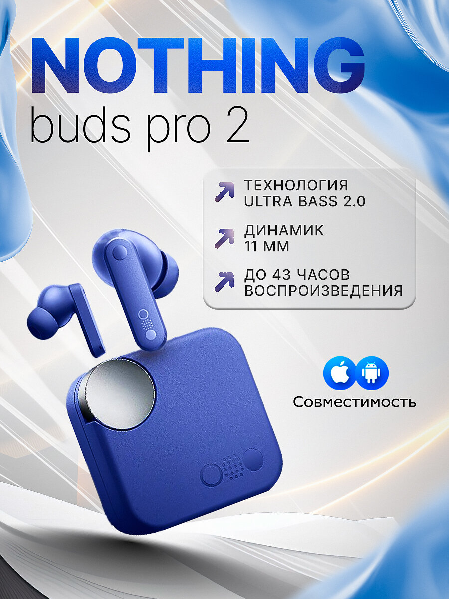 Беспроводные наушники CMF Buds Pro 2 Синие