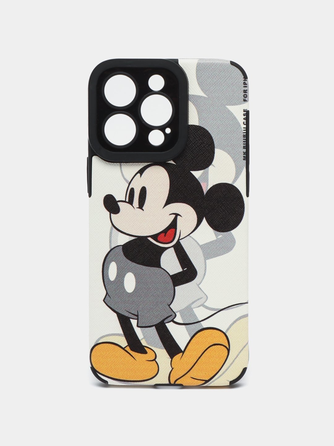Силиконовый чехол с Микки Маусом для iPhone 15 Pro Max, яркий и мягкий