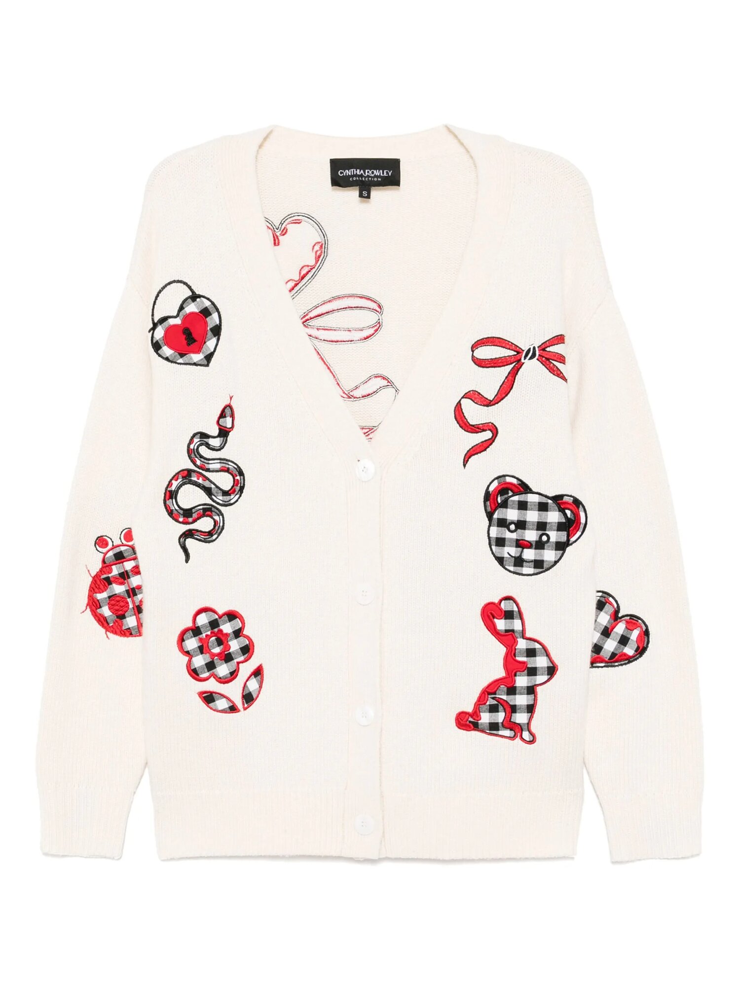 Кардиган Cynthia Rowley playful, размер M, , бежевый