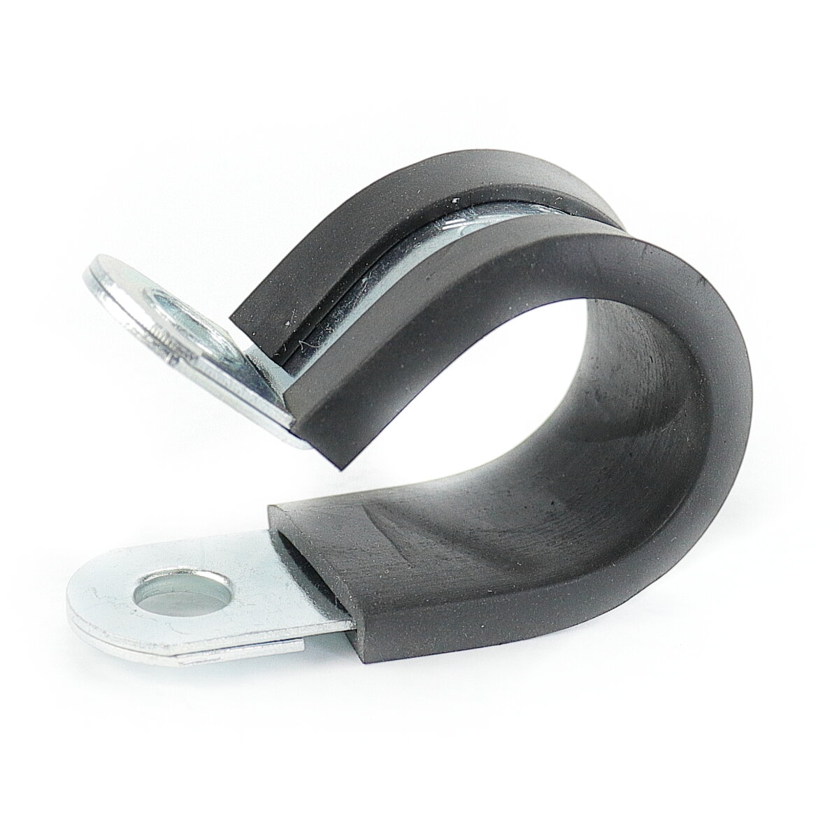 Резиноармированный хомут-скоба Rubber 10/15 W1 оцинкованная сталь