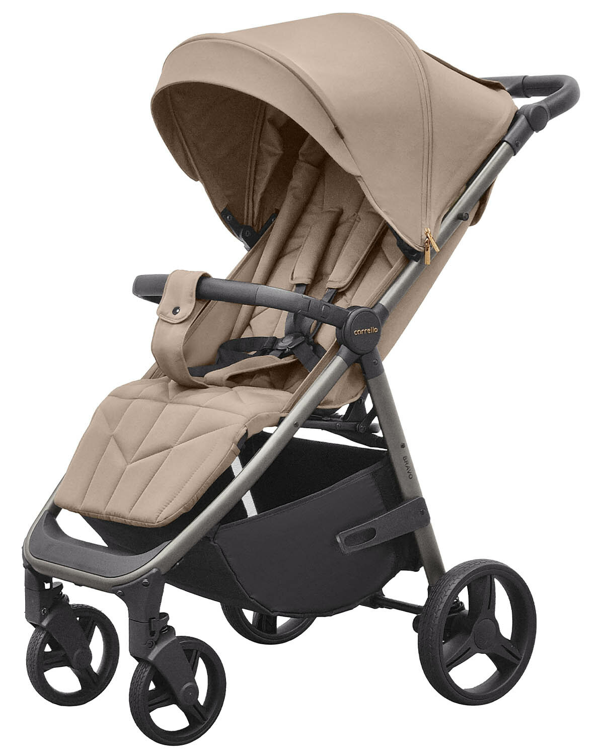 Прогулочная коляска Carrello Bravo CRL-8512 PU Apricot Beige 2025