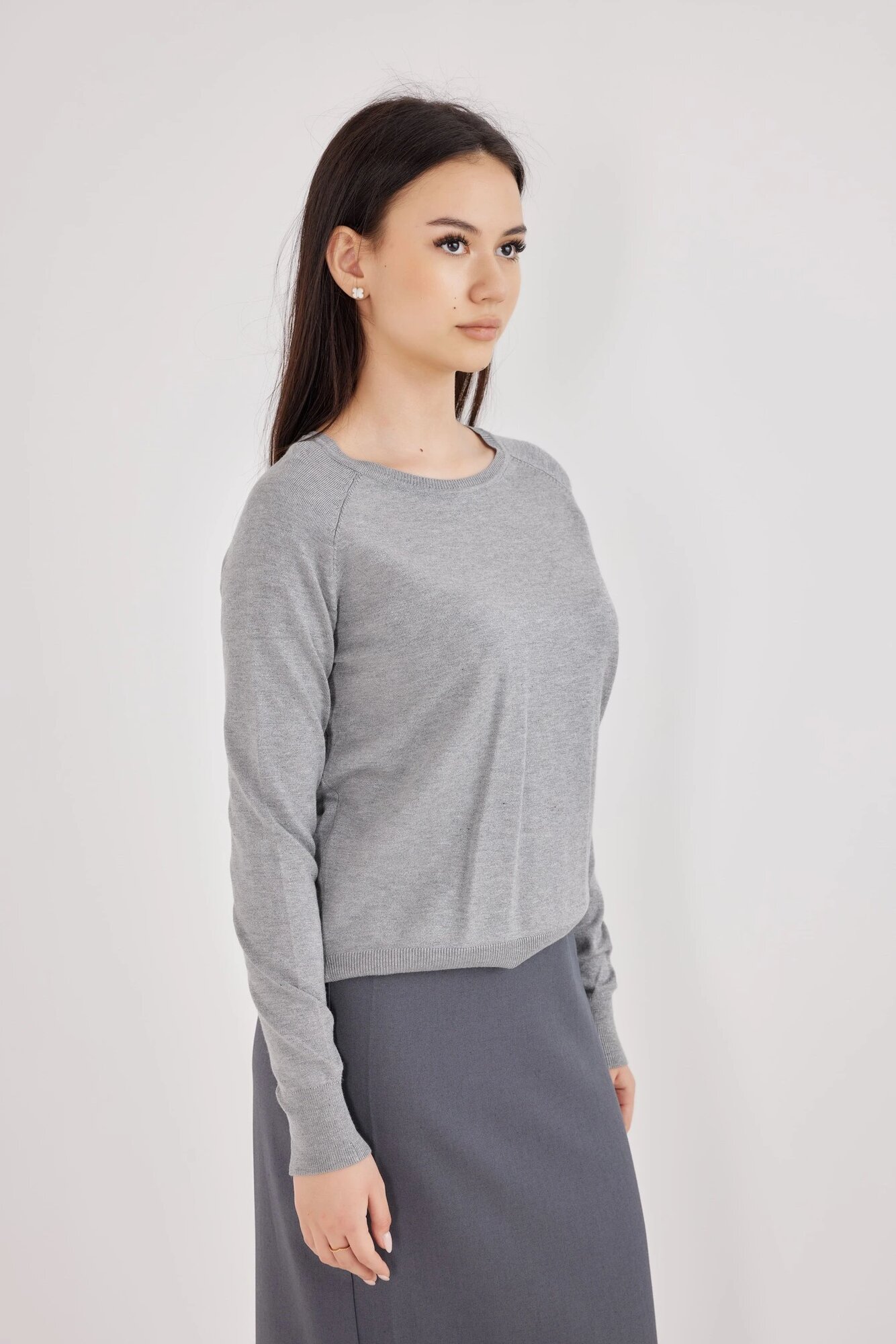 Джемпер Selfie, размер S, серый — фото 1