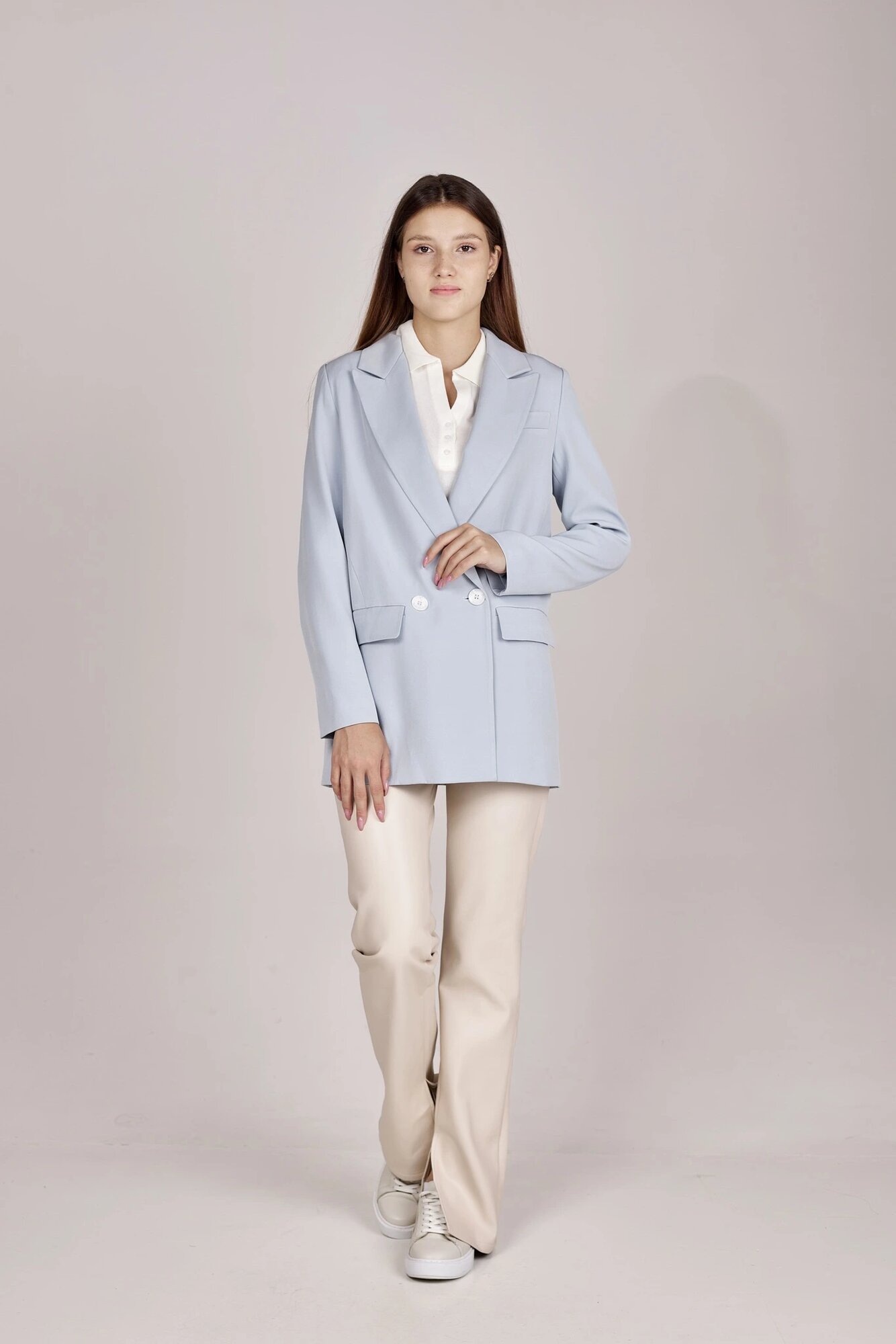 Пиджак Selfie, размер XS, голубой — фото 1