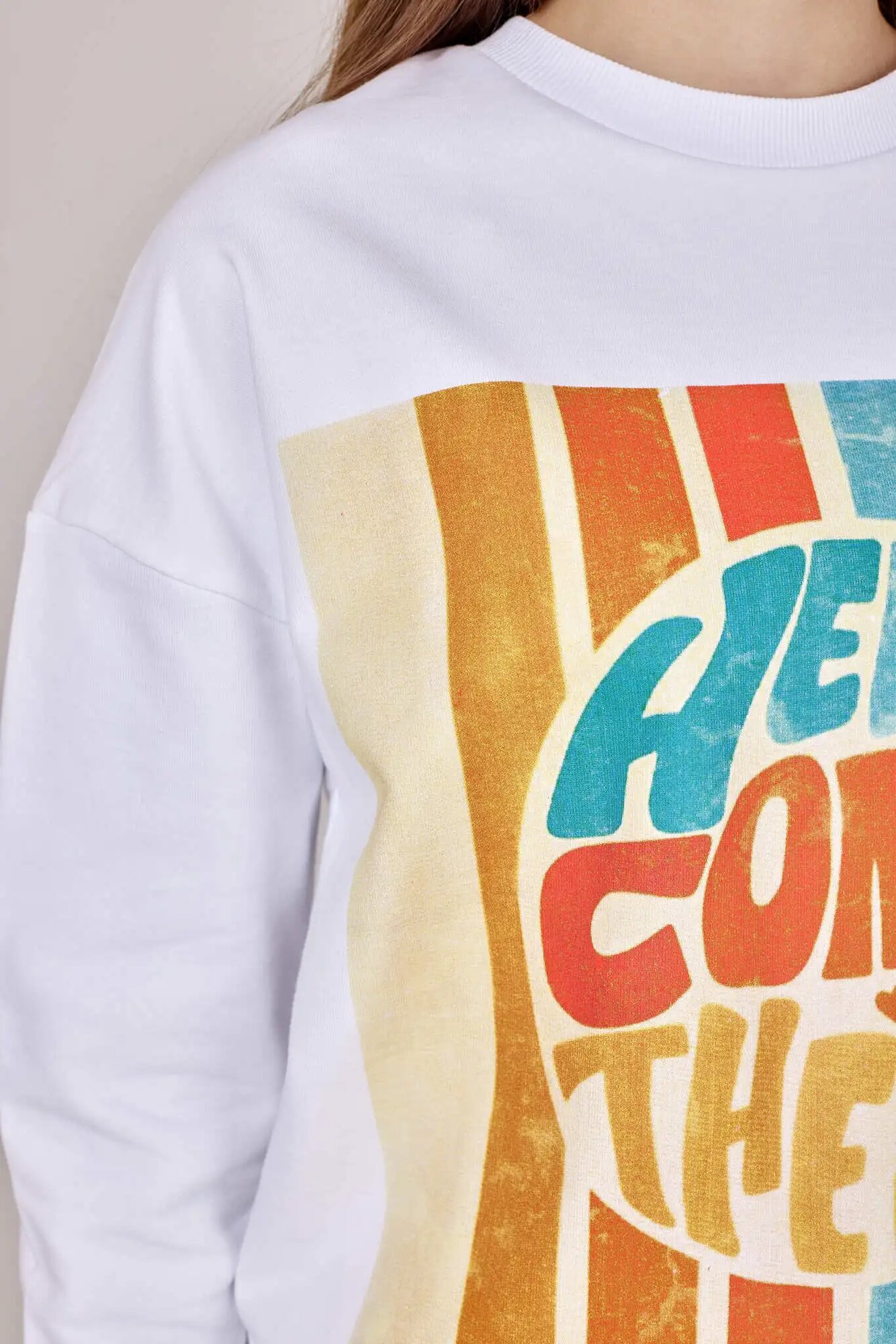 Толстовка Selfie, размер M, , белый — фото 1