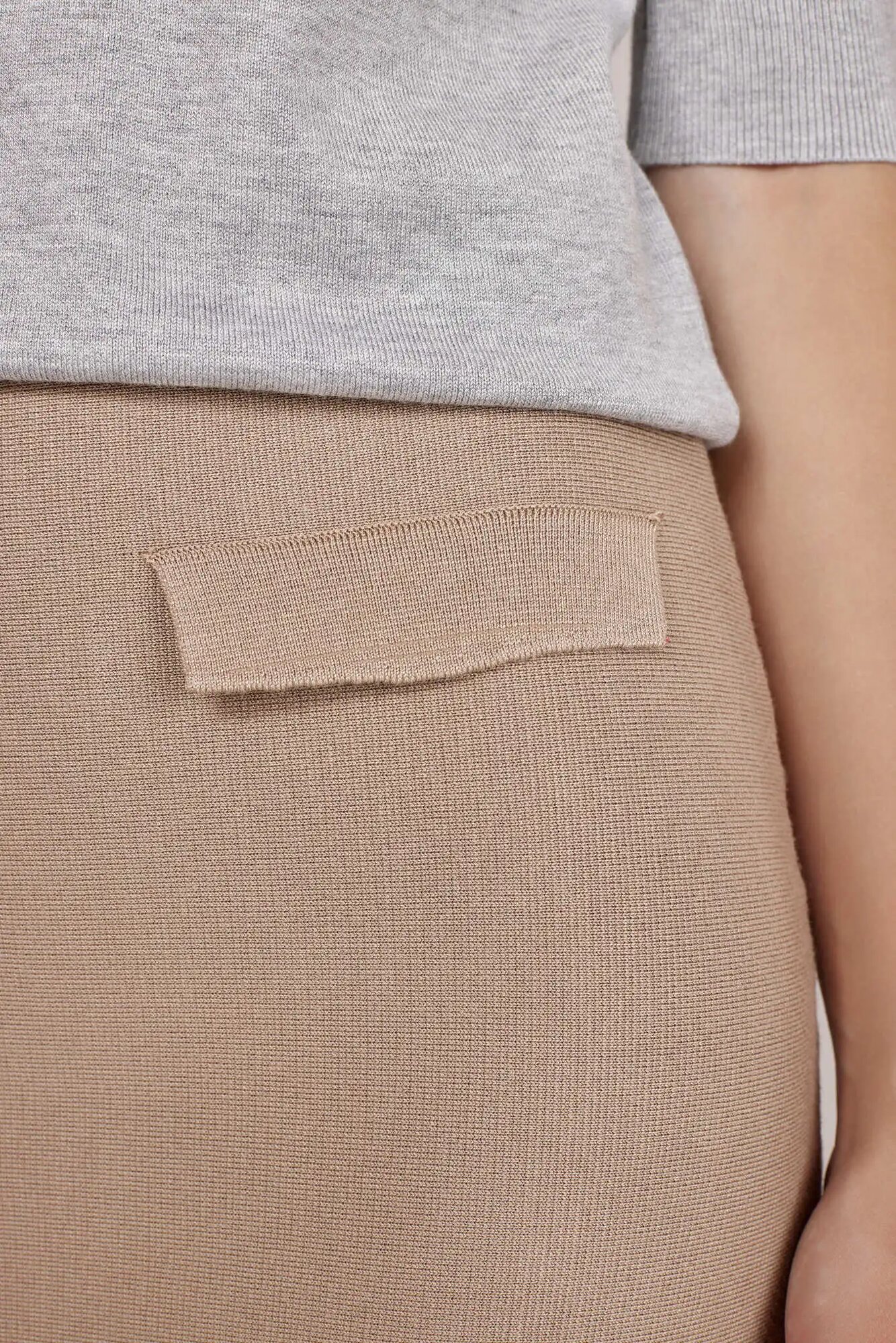 Юбка Selfie, размер L, бежевый — фото 1