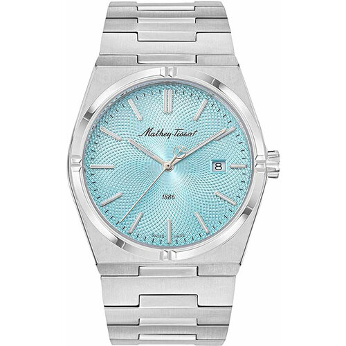 фото Наручные часы mathey-tissot, голубой, серебряный