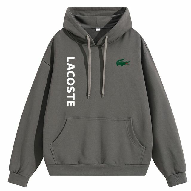 Толстовка спортивная LACOSTE, размер M, , серый