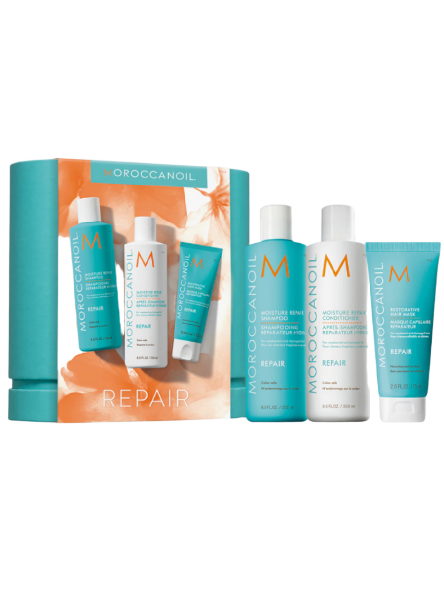 MOROCCANOIL REPAIR Весенний Набор Восстановление 2025 (шампунь + кондиционер + маска)