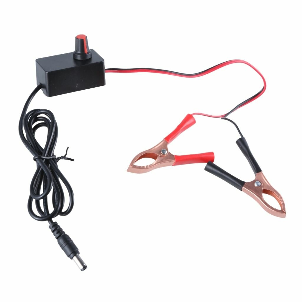 Easy Install 12V -контроллер скорости вентилятора для соединений двигателя 55x21 мм