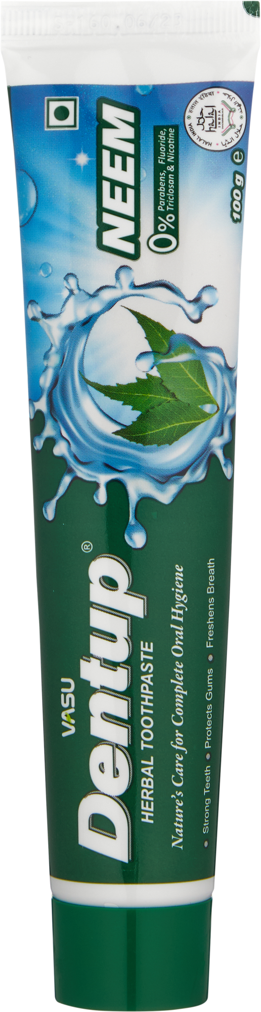 Зубная паста с экстрактом Нима (Vasu Dentup Tooth Paste - Neem 100gr) — фото 1
