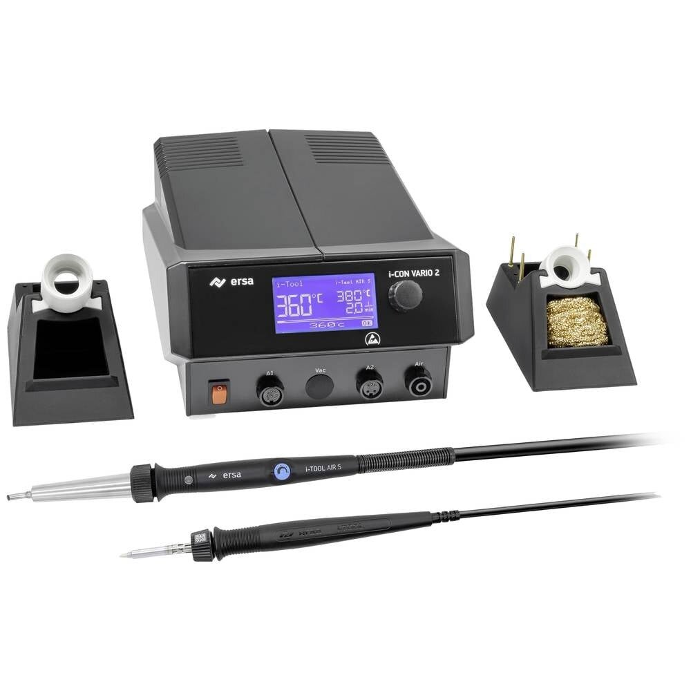 Паяльная станция ESD Ersa i-CON VARIO 2 MK2 с i-TOOL AIR S и i-TOOL MK2 (0ICV2005AI)