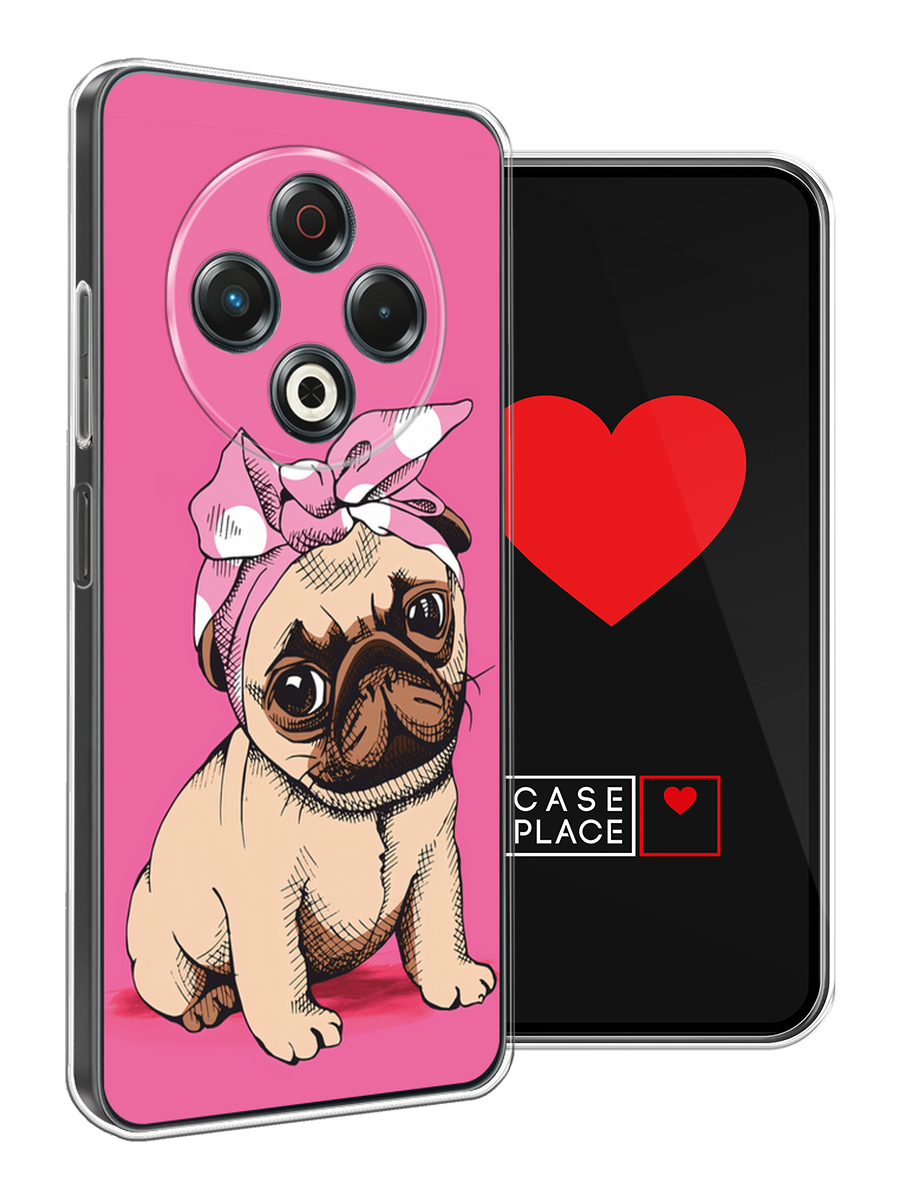 Чехол на Tecno Spark 30 / Текно Спарк 30 с принтом Dog Pin-Up — фото 1