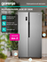Холодильник Gorenje NRS918EMX серый, двухкамерный, расположение м...