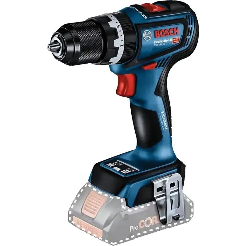 Аккумуляторная дрель-шуруповерт Bosch GSR 18V-90 C Professional 06019K6005