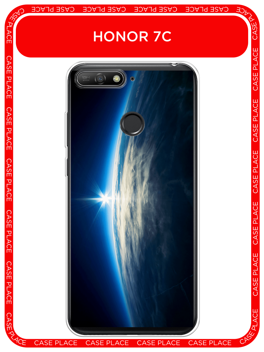 Чехол на Huawei Y6 Prime 2018 / Хуавей У6 Прайм 2018 с принтом Космос 6