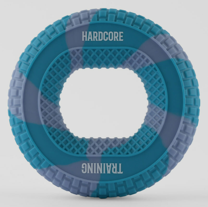 Кистевой эспандер, двойной — 20 кг, 25 кг — Hardcore Training, кольцо — фото 1