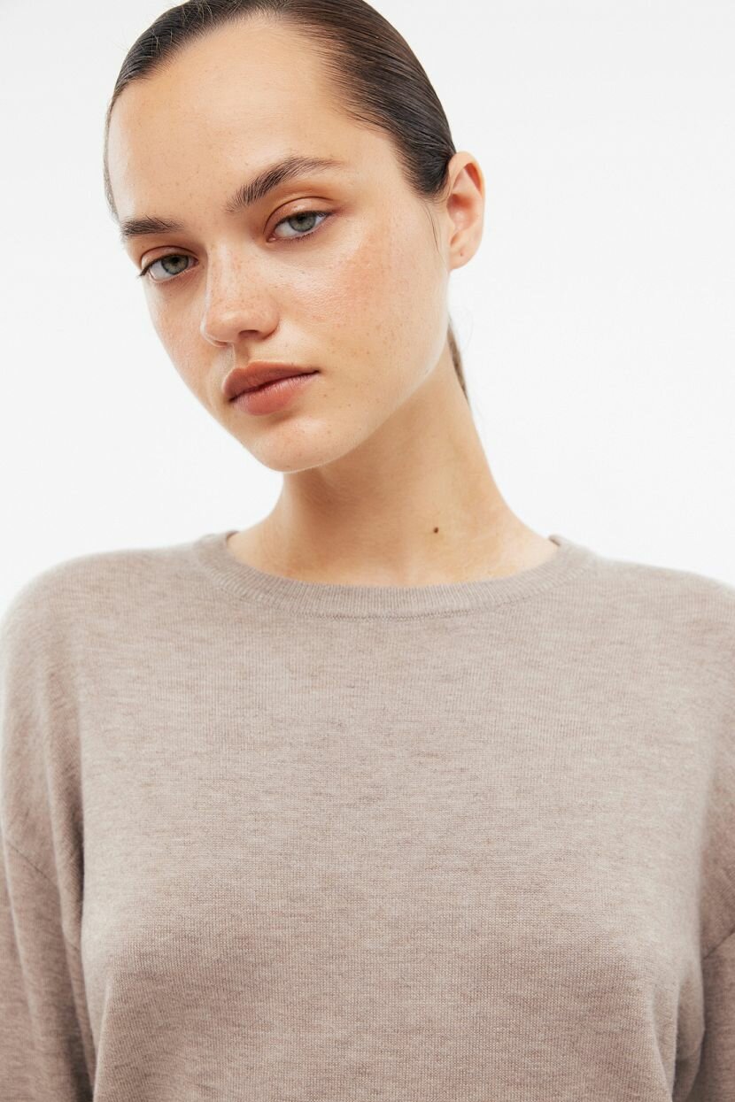 Джемпер Baon B1322702, размер 4XL, , бежевый — фото 1