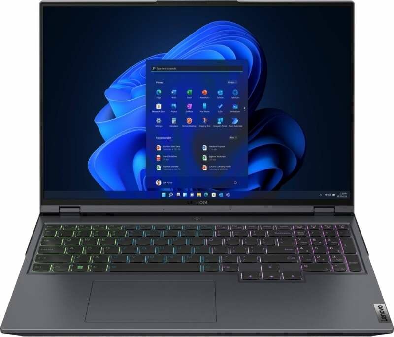 Ноутбук Lenovo Legion 5 Pro 16IAH7H (82RF00GPRK) / i5-12500H / 16GB / SSD 512GB / RTX3060 6GB / 16", серый