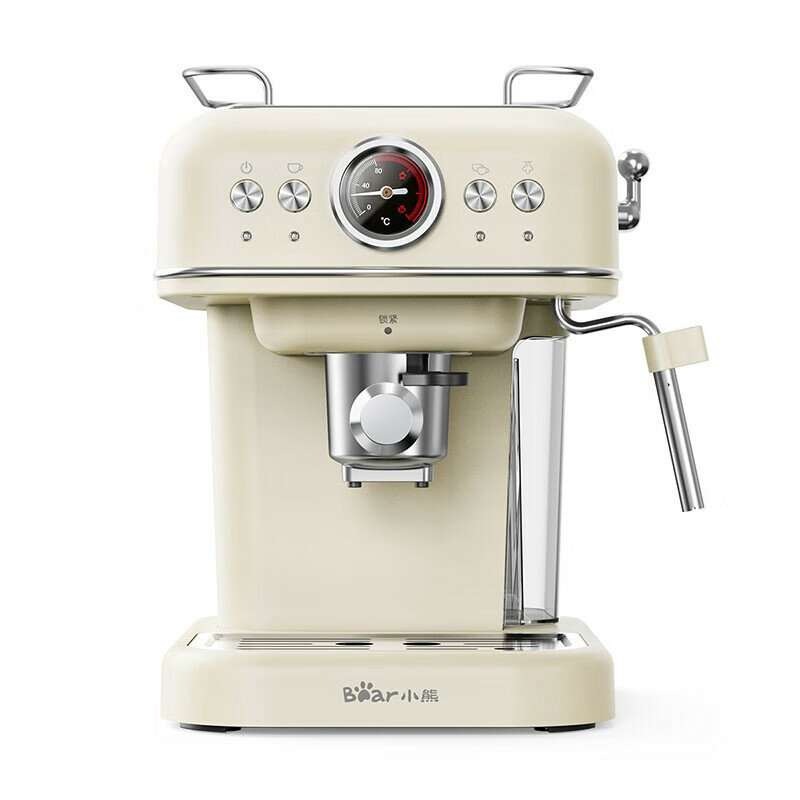 Итальянская полуавтоматическая кофемашина для эспрессо и капучино 15 бар 1.2 л из нержавеющей стали