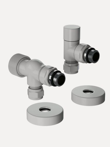 Изображение товара Набор термостатический осевой Royal Thermo Design Pro 15мм М30х1,5 (Белый)