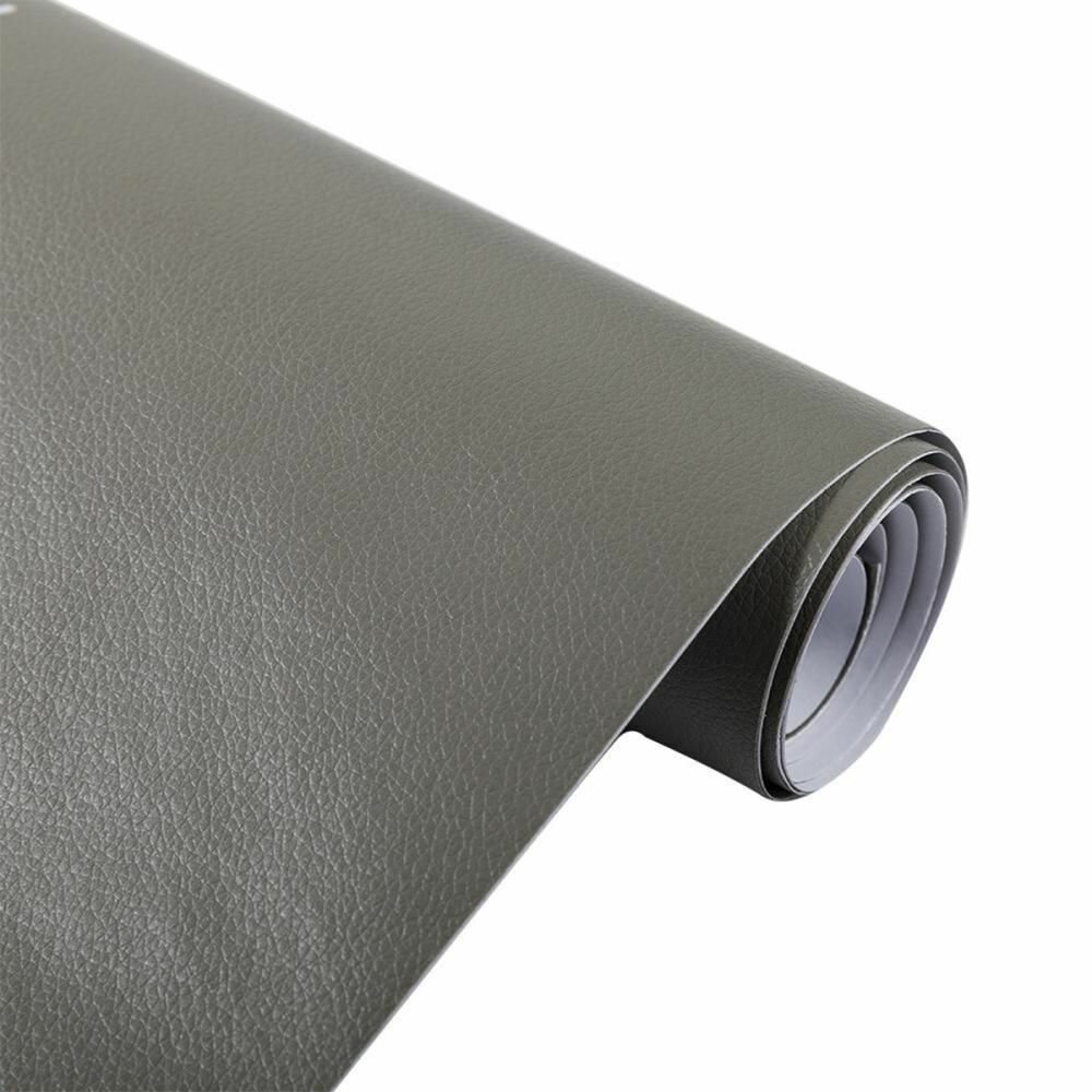 Кожа самоклеящаяся, цвет серый, размер 45х180 см, водостойкая