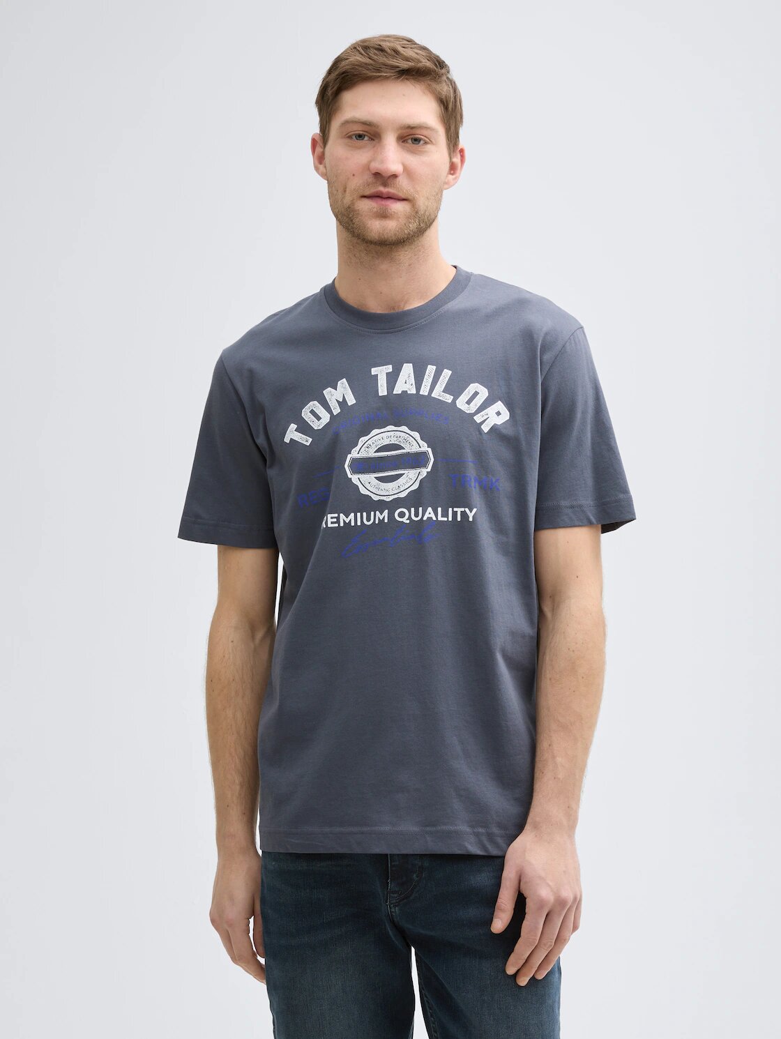 Футболка Tom Tailor, размер XXL, серый