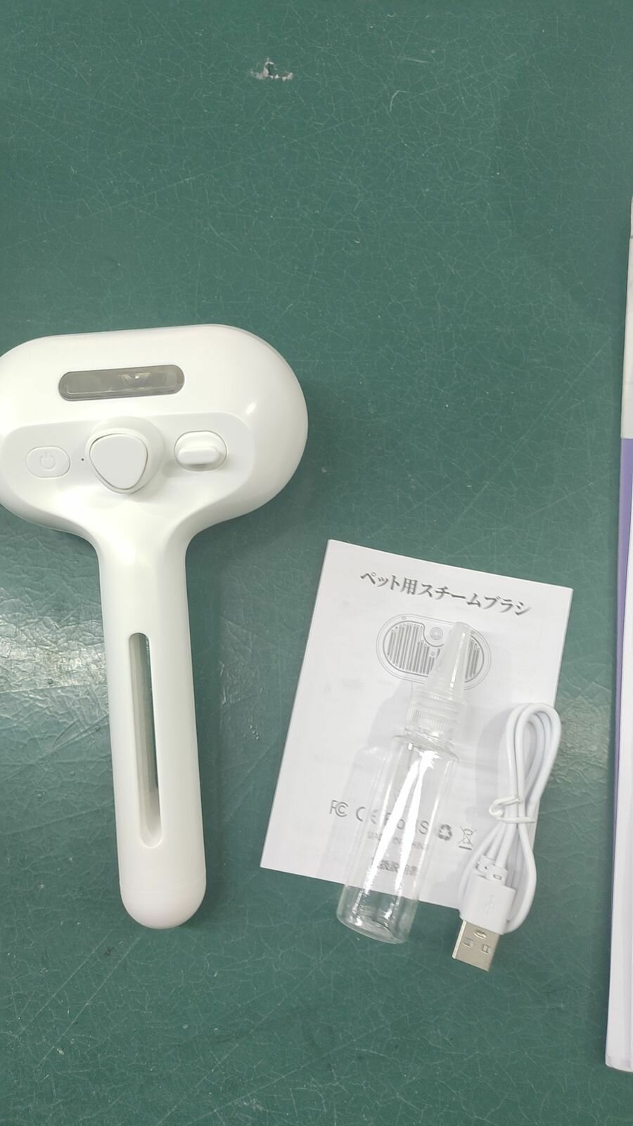 Картинки Расческа для животных с паром и кнопкой самоочистки пуходерка щетка для вычесывания кошек и собак дешеддер для животных