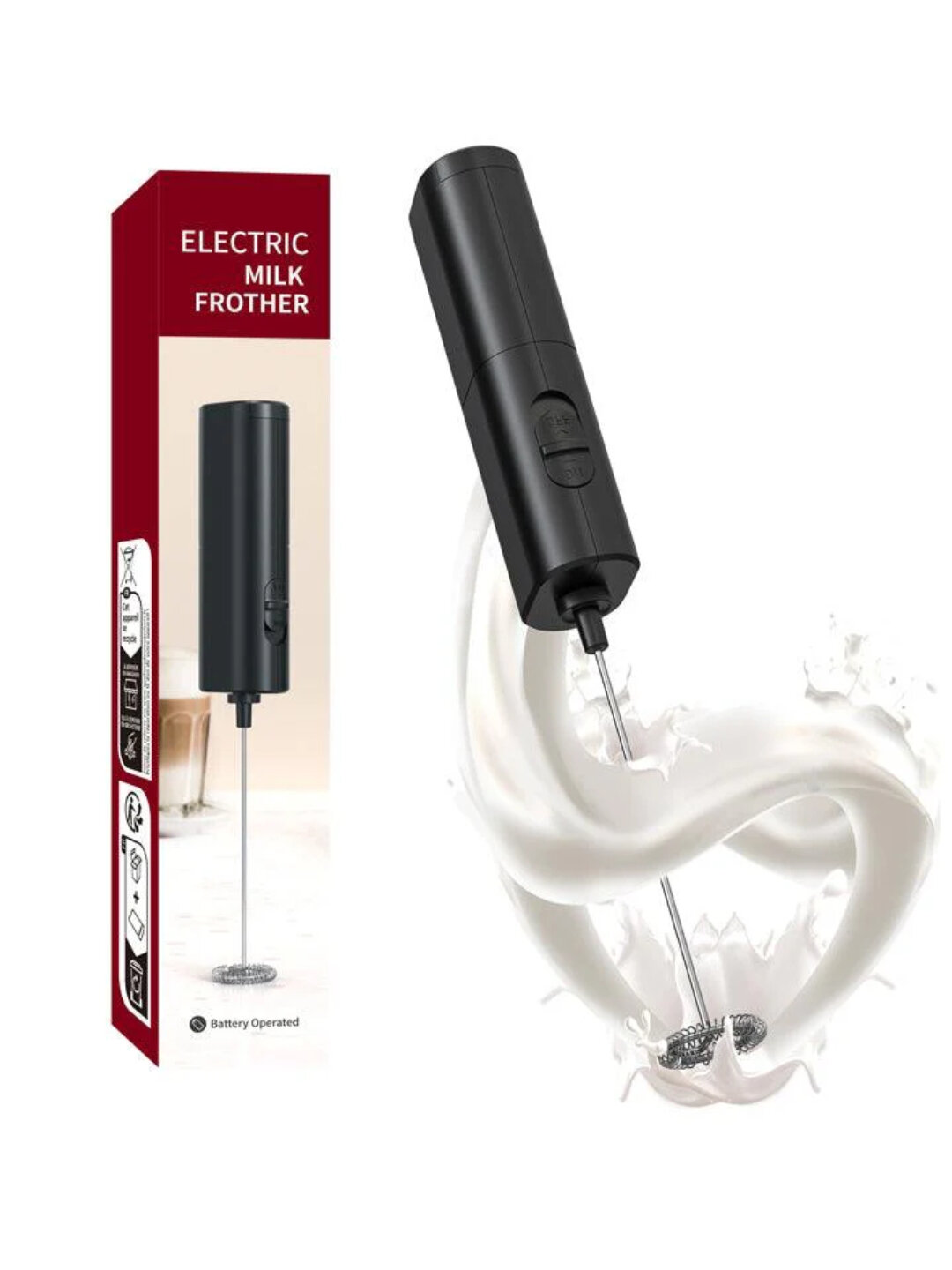 Капучинатор, вспениватель молока , электрический, нержавеющая сталь — фото 1