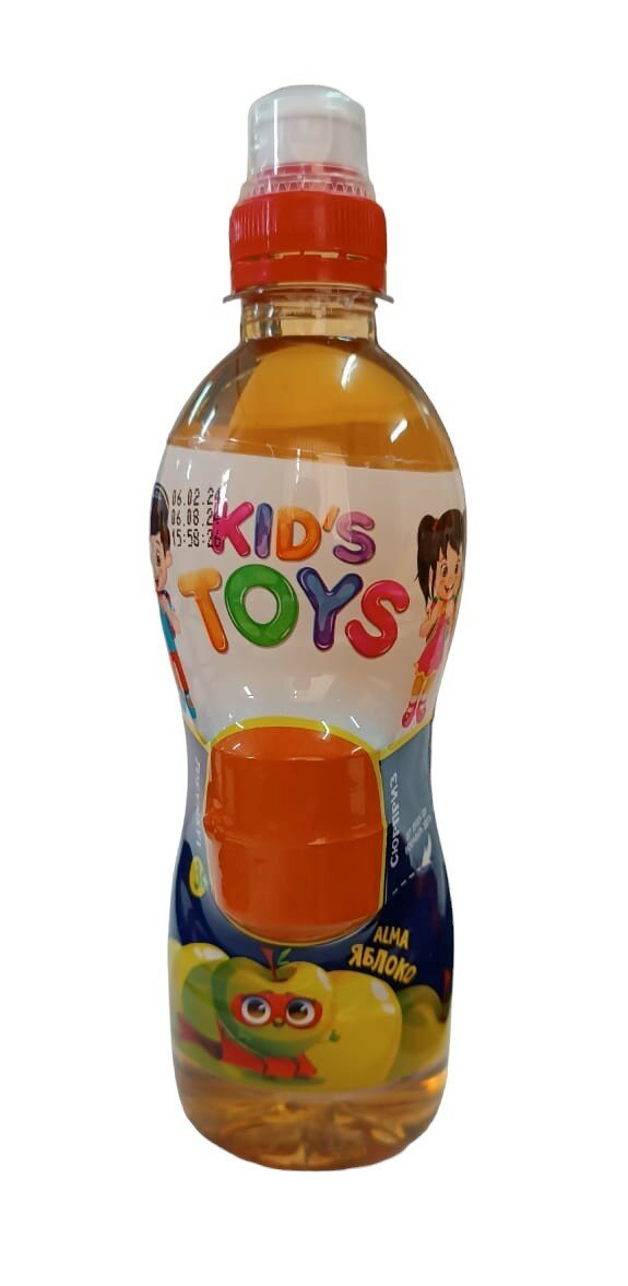 Напиток "KIDS TOYS", Яблоко, с сюрпризом, 0,43л
