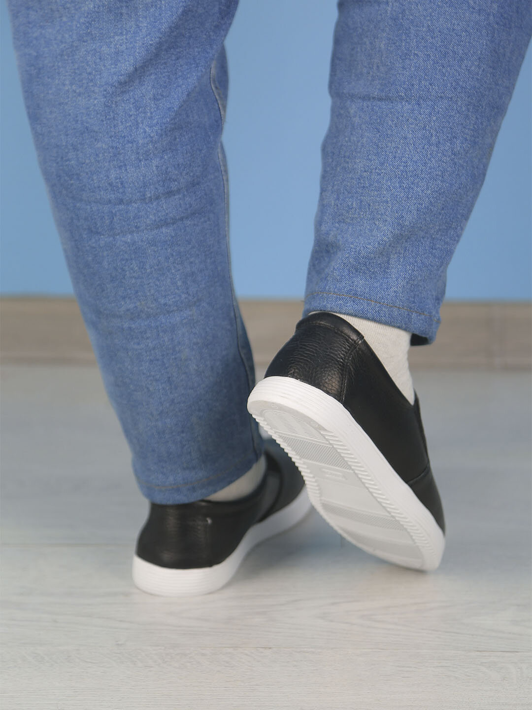 Мокасины KFK KFKOQPA, размер 42, черный — фото 1