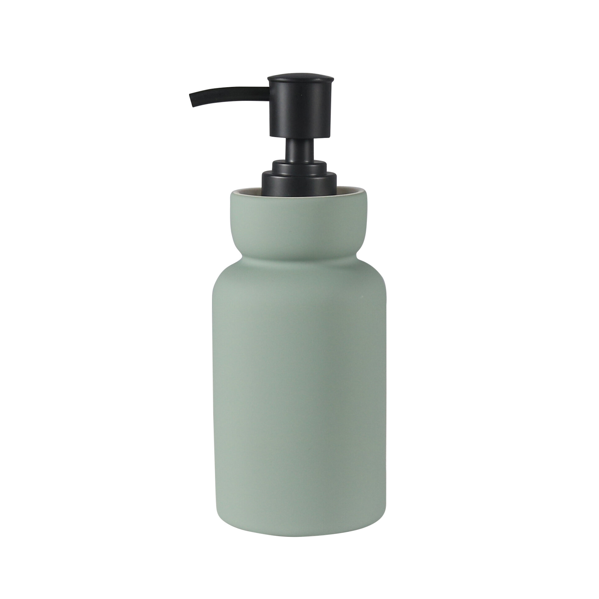 Дозатор для мыла хлоя керамика зеленый